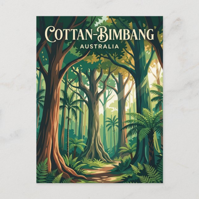 Postal Parque Nacional Cottan-Bimbang Australia (Anverso)