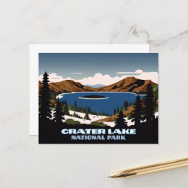 Postal Parque nacional Crater Lake Oregon
