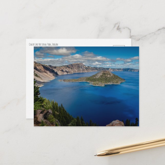 Postal Parque nacional Crater Lake Oregon (Anverso/Reverso In Situ)