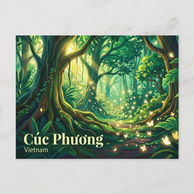 Postal Parque Nacional Cúc Phương Vietnam (Anverso)