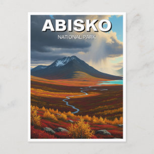 Postal Parque nacional de Abisko Viajes de Suecia