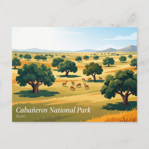 Postal Parque Nacional de Cabañeros España