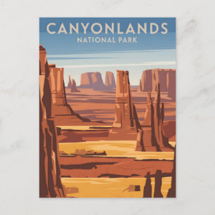 Postal Parque nacional de Canyonlands Vintage