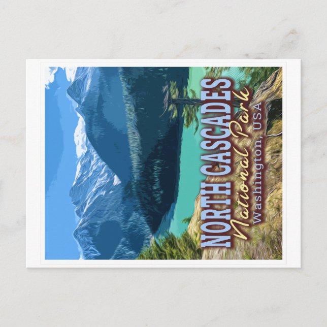 POSTAL PARQUE NACIONAL DE CASCADES DEL NORTE - WASHINGTON (Anverso)