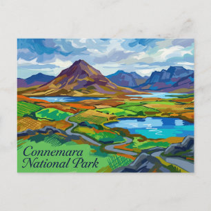 Postal Parque Nacional de Connemara Irlanda