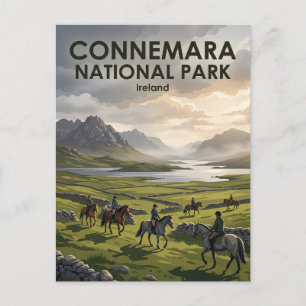 Postal Parque Nacional de Connemara Irlanda