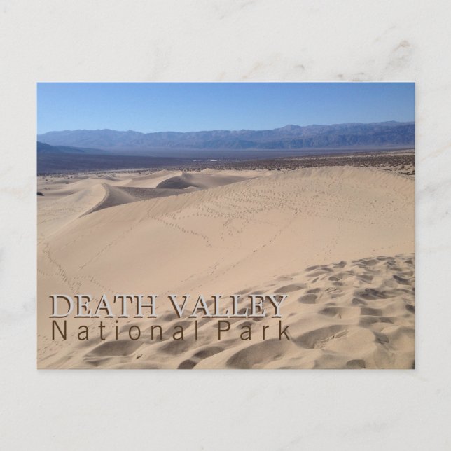 Postal Parque nacional de Death Valley (Anverso)