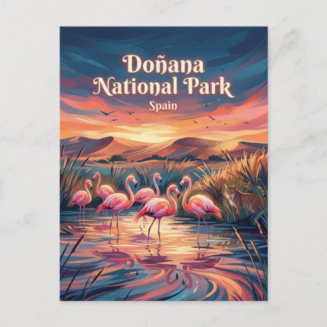 Postal Parque Nacional de Doñana España (Anverso)