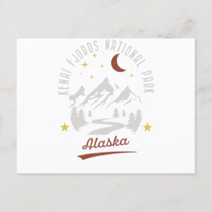 Postal Parque nacional de fiordos kenianos Alaska