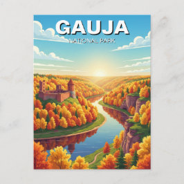 Postal Parque Nacional de Gauja Viajes a Letonia
