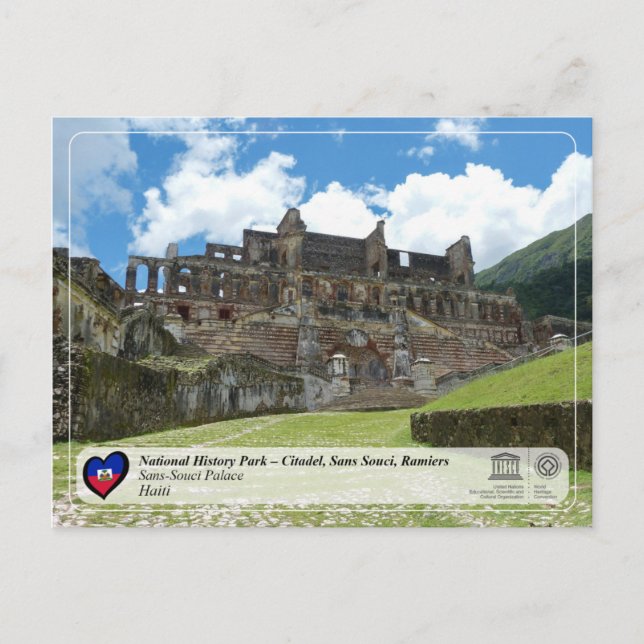 Postal Parque Nacional de Historia-Ciudadela, Sans Souci, (Anverso)