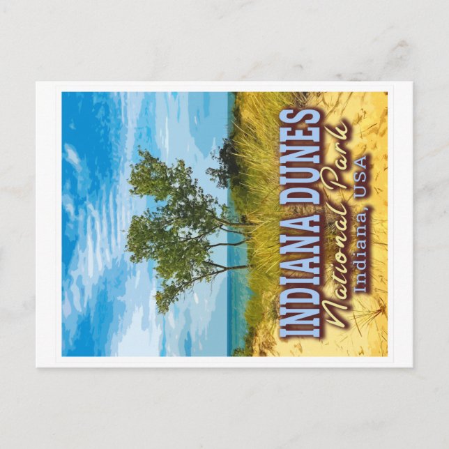 POSTAL PARQUE NACIONAL DE INDIANA DUNES - INDIANA USA (Anverso)