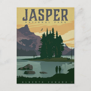 Postal Parque nacional de Jasper