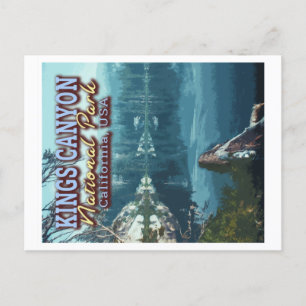 POSTAL PARQUE NACIONAL DE KINGS CANYON - CALIFORNIA EE.UU