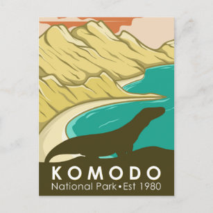 Postal Parque nacional de Komodo