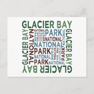 Postal Parque nacional de la Bahía del Glaciar