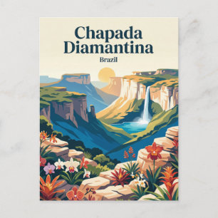Postal Parque Nacional de la Chapada Diamantina Brasil