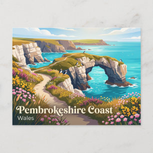 Postal Parque Nacional de la Costa de Pembrokeshire Reino