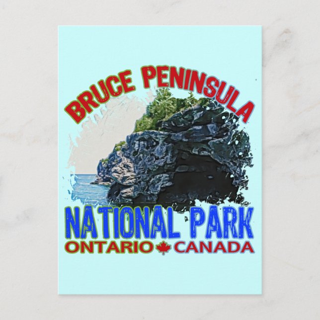 Postal Parque nacional de la Península de Bruce (Anverso)