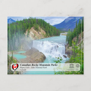 Postal Parque nacional de la UNESCO WHS - Yoho