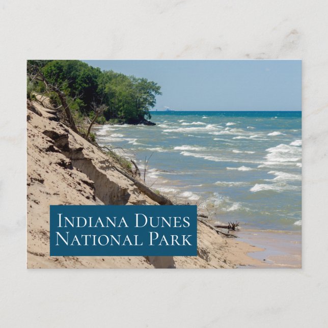 Postal Parque nacional de las Dunas de Indiana en los Gra (Anverso)