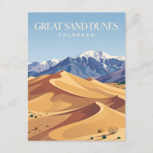 Postal Parque Nacional de las Grandes Dunas de Arena Colo