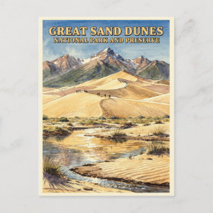 Postal Parque Nacional de las Grandes Dunas de Arena Colo