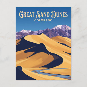 Postal Parque Nacional de las Grandes Dunas de Arena Colo
