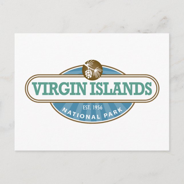 Postal Parque nacional de las Islas Vírgenes (Anverso)