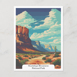 Postal Parque nacional de las Montañas Guadalupe, Texas, 