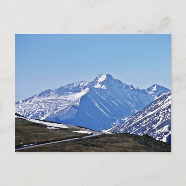 Postal Parque nacional de las Montañas Rocosas (Anverso)