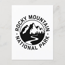 Postal Parque nacional de las Montañas Rocosas Emblem