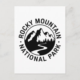Postal Parque nacional de las Montañas Rocosas Emblem