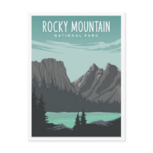 Parque nacional de las Montañas Rocosas Ilustracio