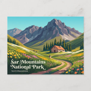 Postal Parque Nacional de las Montañas Šar Macedonia del