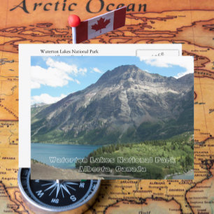 Postal Parque nacional de los Lagos de Waterton Foto de v