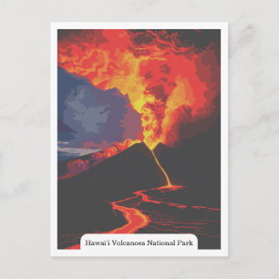 Postal Parque Nacional de los Volcanes de Hawaiʻi EE. UU.
