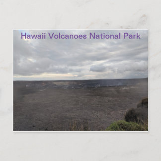 Postal Parque nacional de los Volcanes de Hawái