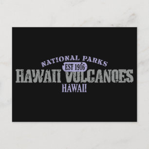 Postal Parque nacional de los Volcanes de Hawái
