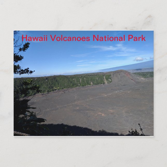Postal Parque nacional de los Volcanes de Hawái Kilauea I (Anverso)