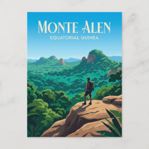 Postal Parque nacional de Monte Alén Guinea Ecuatorial