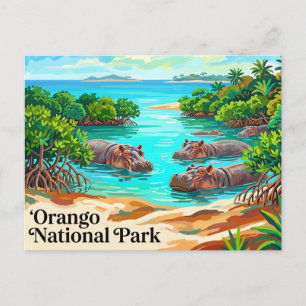 Postal Parque Nacional de Orango (Hipopótamos Marinos), I