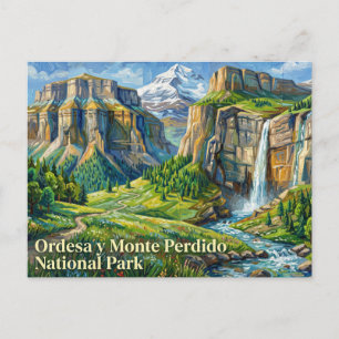 Postal Parque Nacional de Ordesa y Monte Perdido España