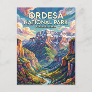 Postal Parque Nacional de Ordesa y Monte Perdido España