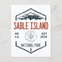 Parque nacional de Sable Island Canadá Vintage