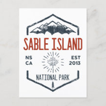 Parque nacional de Sable Island Canadá Vintage