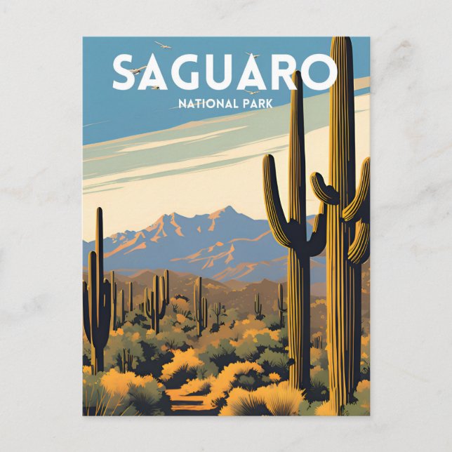 Postal Parque nacional de Saguaro (Anverso)