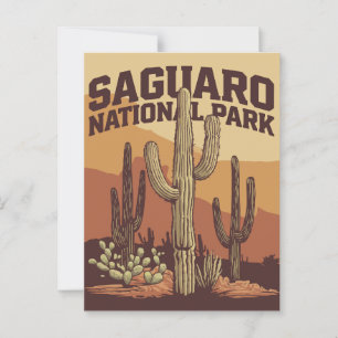 Postal Parque nacional de Saguaro
