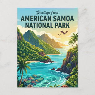 Postal Parque Nacional de Samoa Americana