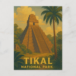 Postal Parque nacional de Tikal
